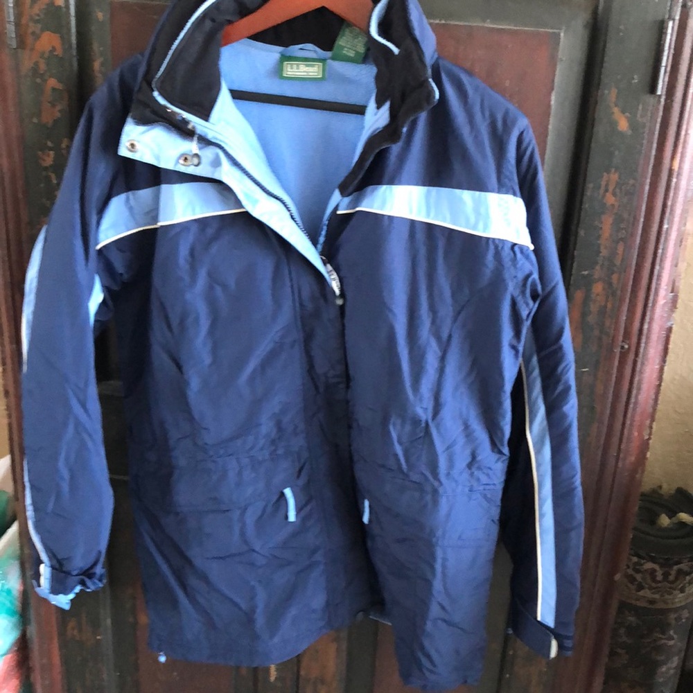 LL Bean CONVERTIBLE fall jacket Removable Lining!)
